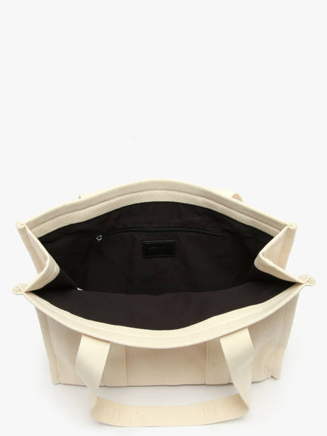 Schoudertas Cabas Katoen Vanessa wu Beige cabas MA0135 ander zicht 3